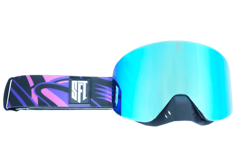 Motokrosa briļļu komplekts SFT Fast Flare Purple Magic STUNT FREAKS TEAM MOTOVEIKALS 21