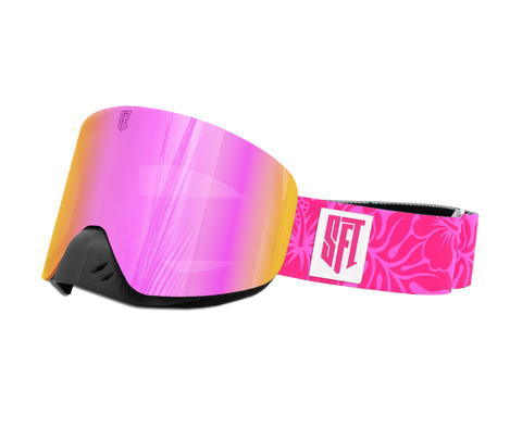 Motokrosa briļļu komplekts SFT Fast Flower Pink Magic STUNT FREAKS TEAM MOTOVEIKALS 21
