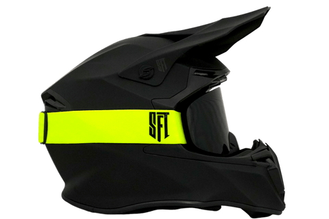 Motokrosa briļļu komplekts SFT Fast Neon Yellow Magic STUNT FREAKS TEAM MOTOVEIKALS 21