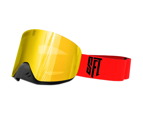 Motokrosa briļļu komplekts SFT Fast Red Magic STUNT FREAKS TEAM MOTOVEIKALS 21