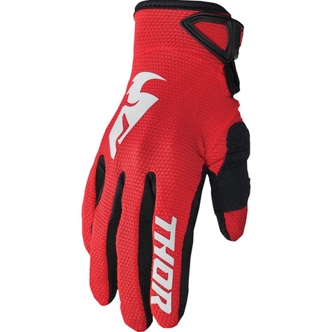 Motokrosa cimdi bērnu THOR SECTOR red / white S THOR MOTOVEIKALS 21