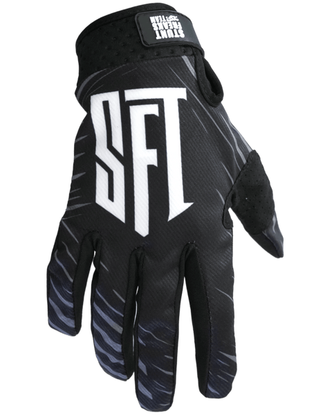 Motokrosa cimdi SFT Touch Black melni STUNT FREAKS TEAM MOTOVEIKALS 21