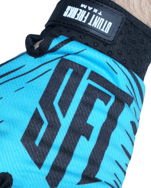 Motokrosa cimdi SFT Touch Blue zili STUNT FREAKS TEAM MOTOVEIKALS 21