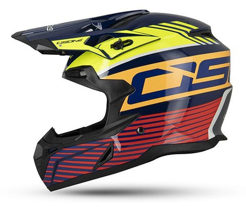 Motokrosa ķivere S820 Blue / Yellow / Orange / Red L OSONE MOTOVEIKALS 21