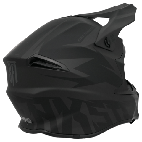 Motokrosa ķivere SFT Flatout Blackedition melna STUNT FREAKS TEAM MOTOVEIKALS 21