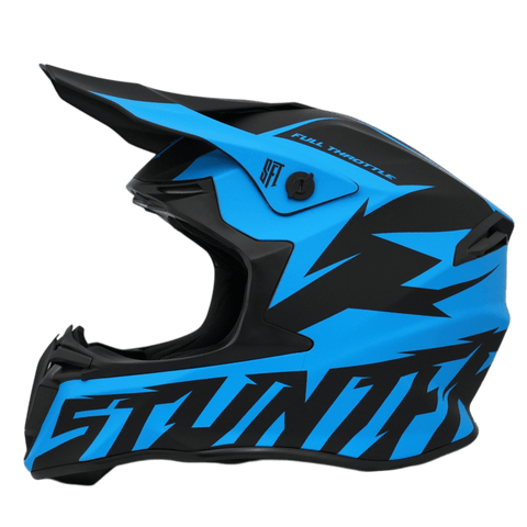 Motokrosa ķivere SFT Flatout Blue zila STUNT FREAKS TEAM MOTOVEIKALS 21