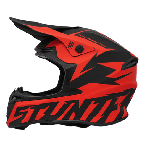 Motokrosa ķivere SFT Flatout Red sarkana STUNT FREAKS TEAM MOTOVEIKALS 21