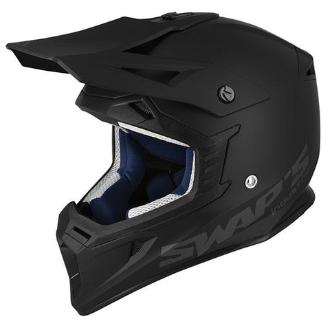 Motokrosa ķivere Swaps S818 matte black L SWAPS MOTOVEIKALS 21