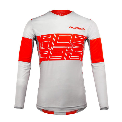 Motokrosa krekls LINEAR - RED/GREY XL ACERBIS MOTOVEIKALS 21