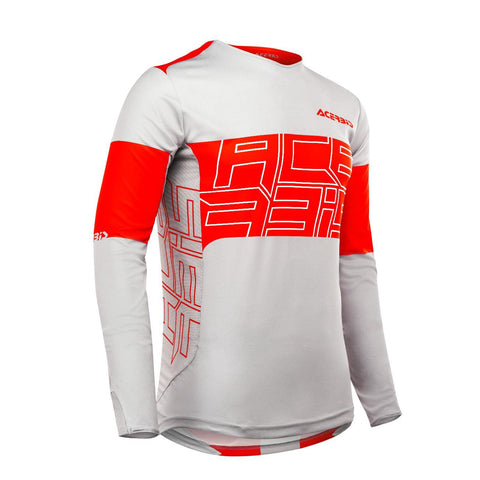 Motokrosa krekls LINEAR - RED/GREY XL ACERBIS MOTOVEIKALS 21