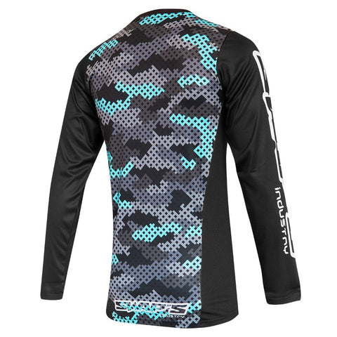 Motokrosa krekls SWAPS - Maillot Cross CAMO zils L SWAPS MOTOVEIKALS 21
