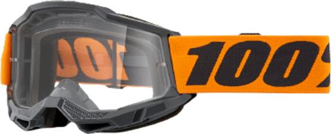 Motokrosa (MX) brilles 100% Accuri 2 Orange Clear 100% MOTOVEIKALS 21