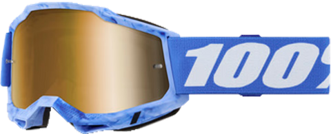 Motokrosa (MX) brilles 100% Accuri 2 Sursi Mirror True Gold 100% MOTOVEIKALS 21