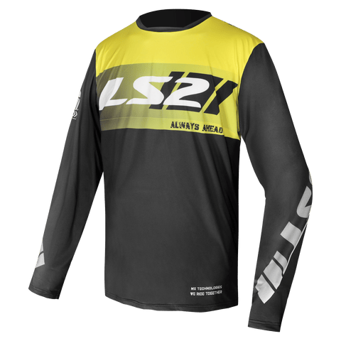 Motokrosa un enduro krekls LS2 GRAVEL black / H-V yellow LS2 MOTOVEIKALS 21