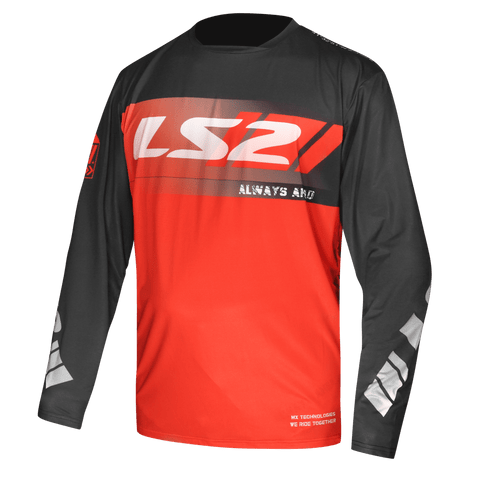 Motokrosa un enduro krekls LS2 GRAVEL black / red LS2 MOTOVEIKALS 21