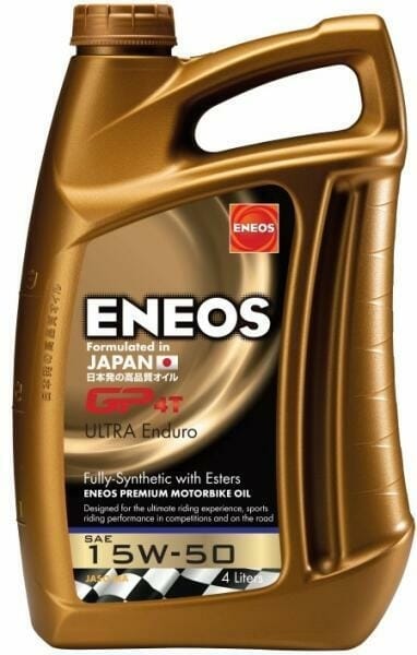 Motoreļļa ENEOS GP4T ULTRA Enduro 15W50, JASO MA, API SL 4L ENEOS MOTOVEIKALS 21