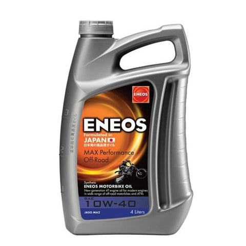 Motoreļļa ENEOS MAX Performance OFFROAD 10W40, API SJ, JASO MA-2 4L ENEOS MOTOVEIKALS 21
