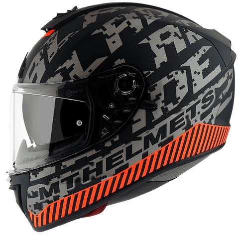 MT BLADE 2 SV CHECK B2 MATT GREY S MT HELMETS MOTOVEIKALS 21