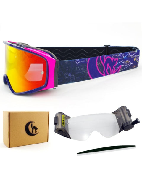 MTR-2 Mitty Graffity Love aizsargbrilles ar Roll-Off sistēmu MTR-2 MOTOVEIKALS 21