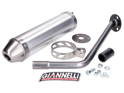 muffler Giannelli aluminum for Peugeot XP6 SM 50 2006-2007, Motorhispania Furia Max 50 GIANNELLI MOTOVEIKALS 21