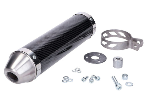 muffler Giannelli carbon for Aprilia RX, SX 50 06-15, Derbi Senda 50 RX, SM X-Race, X-Treme 09-15 GIANNELLI MOTOVEIKALS 21