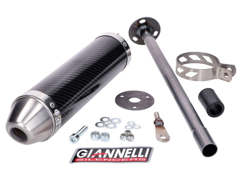 muffler Giannelli carbon for Derbi GPR 50 Nude, Racing 50, Aprilia RS 50 GIANNELLI MOTOVEIKALS 21