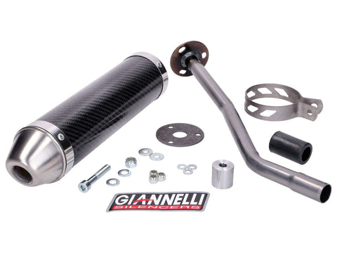 muffler Giannelli carbon for Derbi Senda R 50 99-09, DRD Edition 50 SM 03-07 GIANNELLI MOTOVEIKALS 21
