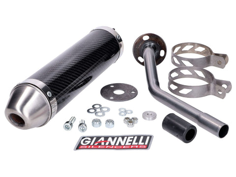 muffler Giannelli carbon for Fantic Motor 50M, 50MR, 50E, 50ER, 50ES 2-stroke 13-16 GIANNELLI MOTOVEIKALS 21