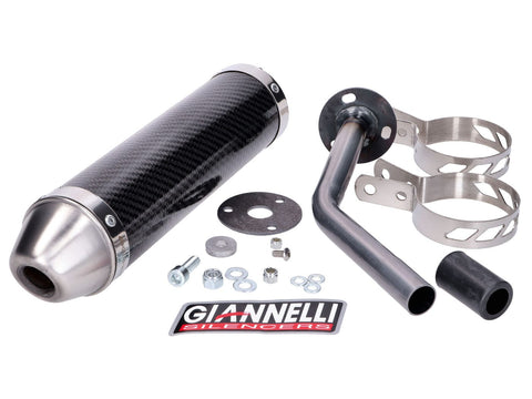 muffler Giannelli carbon for Fantic Motor Enduro 50 Casa, Performance 2018 GIANNELLI MOTOVEIKALS 21