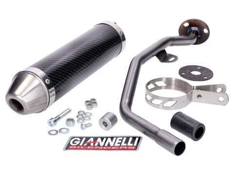 muffler Giannelli carbon for Peugeot XPS TL 50 06-07 GIANNELLI MOTOVEIKALS 21