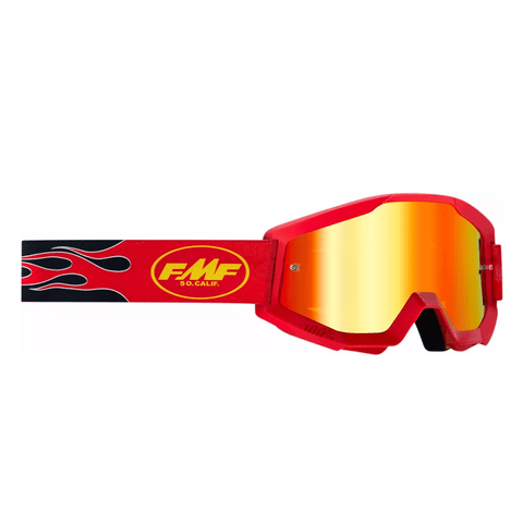 MX aizsargbrilles FMF PowerCore Flame red / mirror FMF VISION MOTOVEIKALS 21