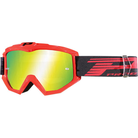 MX aizsargbrilles PRO GRIP PZ 3201ATZAKI red PROGRIP MOTOVEIKALS 21