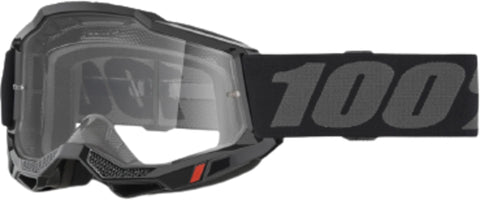 MX brilles 100% Accuri 2 Black Clear Lens 100% MOTOVEIKALS 21