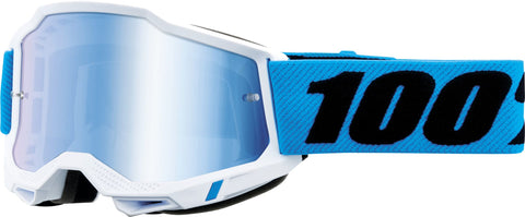 MX brilles 100% Accuri 2 Novel Mirror Blue Lens 100% MOTOVEIKALS 21