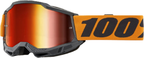 MX brilles 100% Accuri 2 Orange Mirror Red Lens 100% MOTOVEIKALS 21