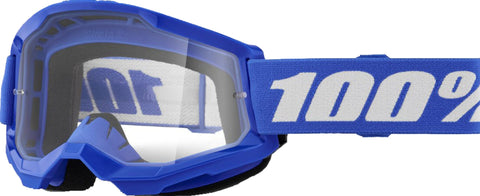 MX brilles 100% Strata 2 Blue Clear Lens 100% MOTOVEIKALS 21