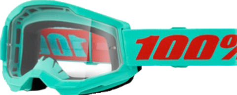 MX brilles 100% Strata 2 Maupiti Clear Lens 100% MOTOVEIKALS 21