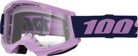 MX brilles 100% Strata 2 Purple Clear Lens 100% MOTOVEIKALS 21