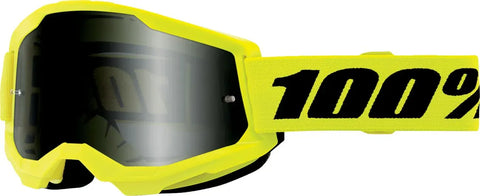 MX brilles 100% STRATA 2 SAND NEON YELLOW SMK 100% MOTOVEIKALS 21