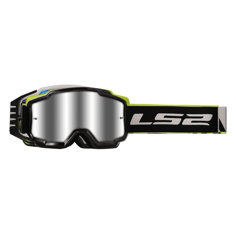 MX brilles CHARGER black iridium lēca LS2 MOTOVEIKALS 21