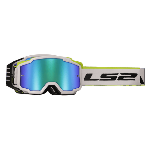 MX brilles CHARGER white iridium lēca LS2 MOTOVEIKALS 21
