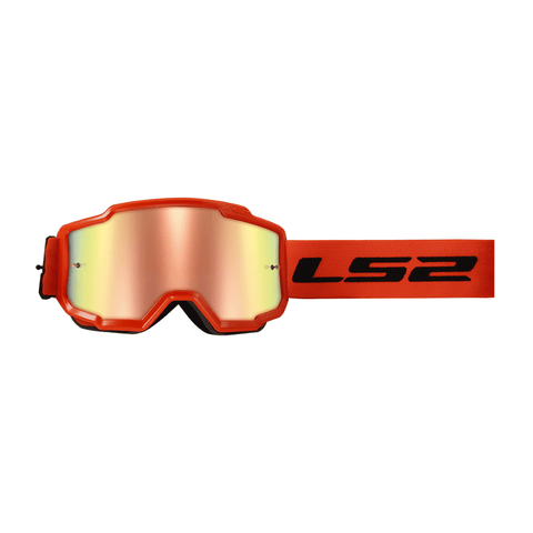 MX brilles LS2 CHARGER H-V orange rose gold iridium lēca LS2 MOTOVEIKALS 21