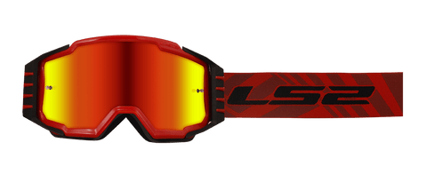 MX brilles LS2 CHARGER PRO H-V red iridium lēca LS2 MOTOVEIKALS 21