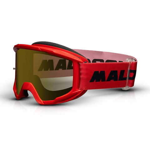MX brilles MALOSSI red ar tonētu lēcu MALOSSI MOTOVEIKALS 21