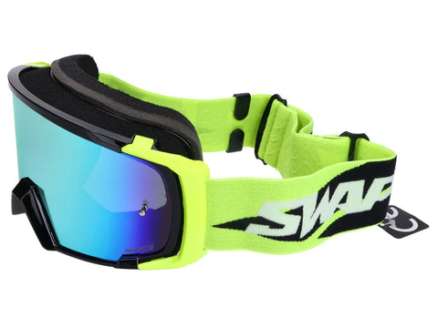 MX brilles SWAPS yellow/black - iridium blue SWAPS MOTOVEIKALS 21