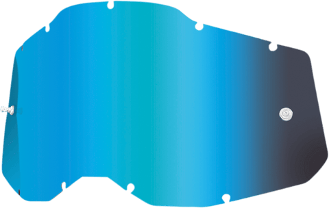 MX briļļu lēca 100% Accuri 2 / Racecraft 2 / Strata 2 blue-mirror 100% MOTOVEIKALS 21