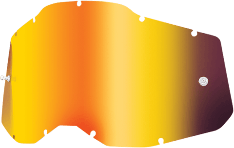 MX briļļu lēca 100% Accuri 2 / Racecraft 2 / Strata 2 red-mirror 100% MOTOVEIKALS 21