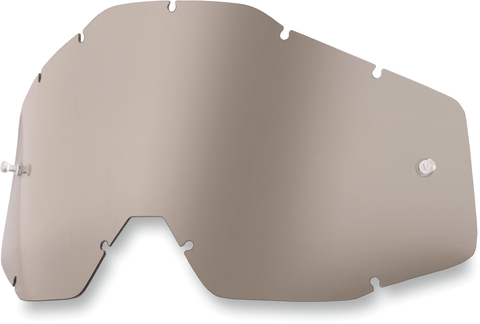 MX briļļu lēca 100% Accuri / Strata / Racecraft gray-smoke 100% MOTOVEIKALS 21