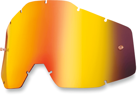 MX briļļu lēca 100% Accuri / Strata / Racecraft red-mirror 100% MOTOVEIKALS 21