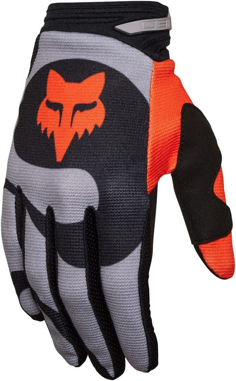 MX cimdi FOX 180 Emotion grey / orange FOX MOTOVEIKALS 21